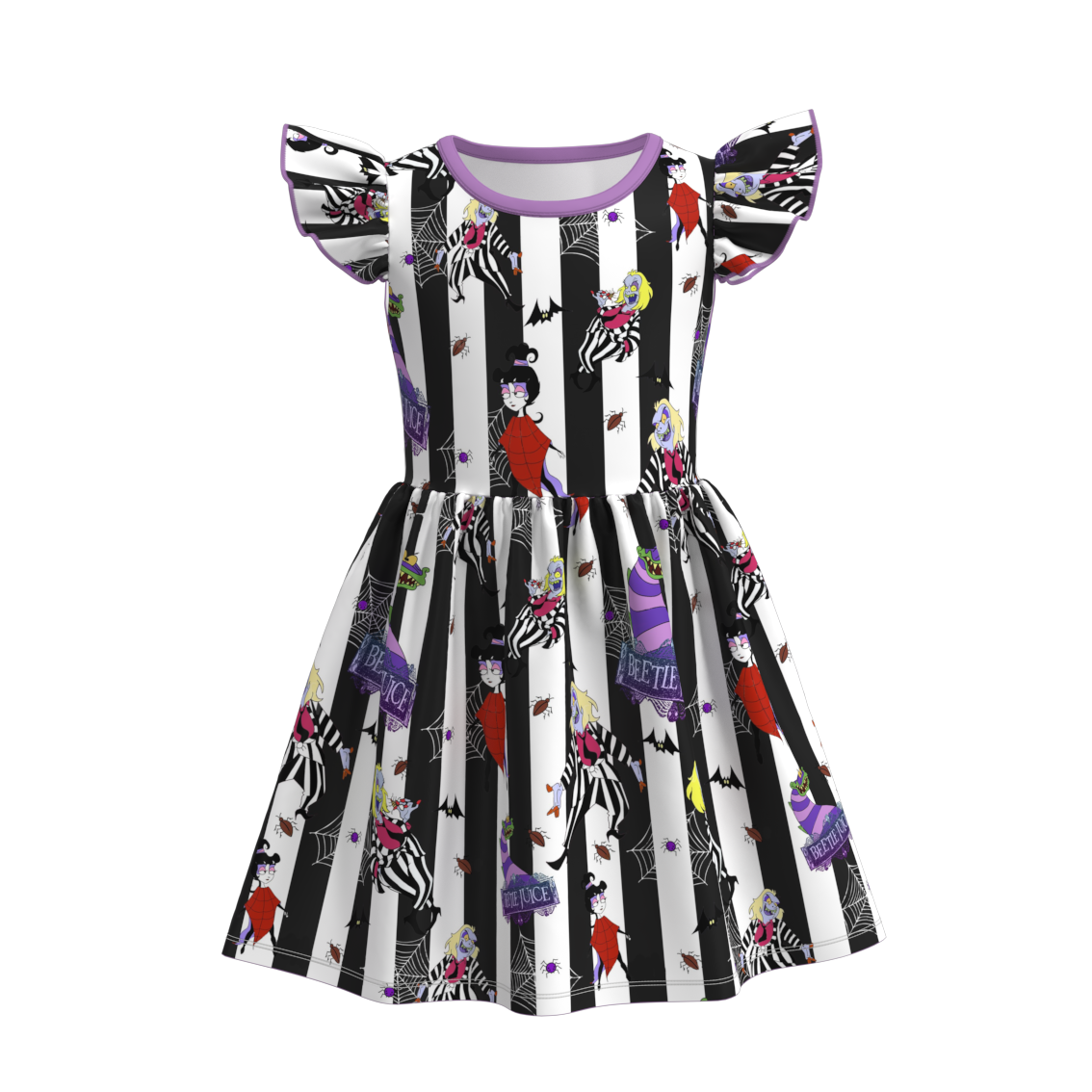 （Pre Order）Girls Halloween Print Dress