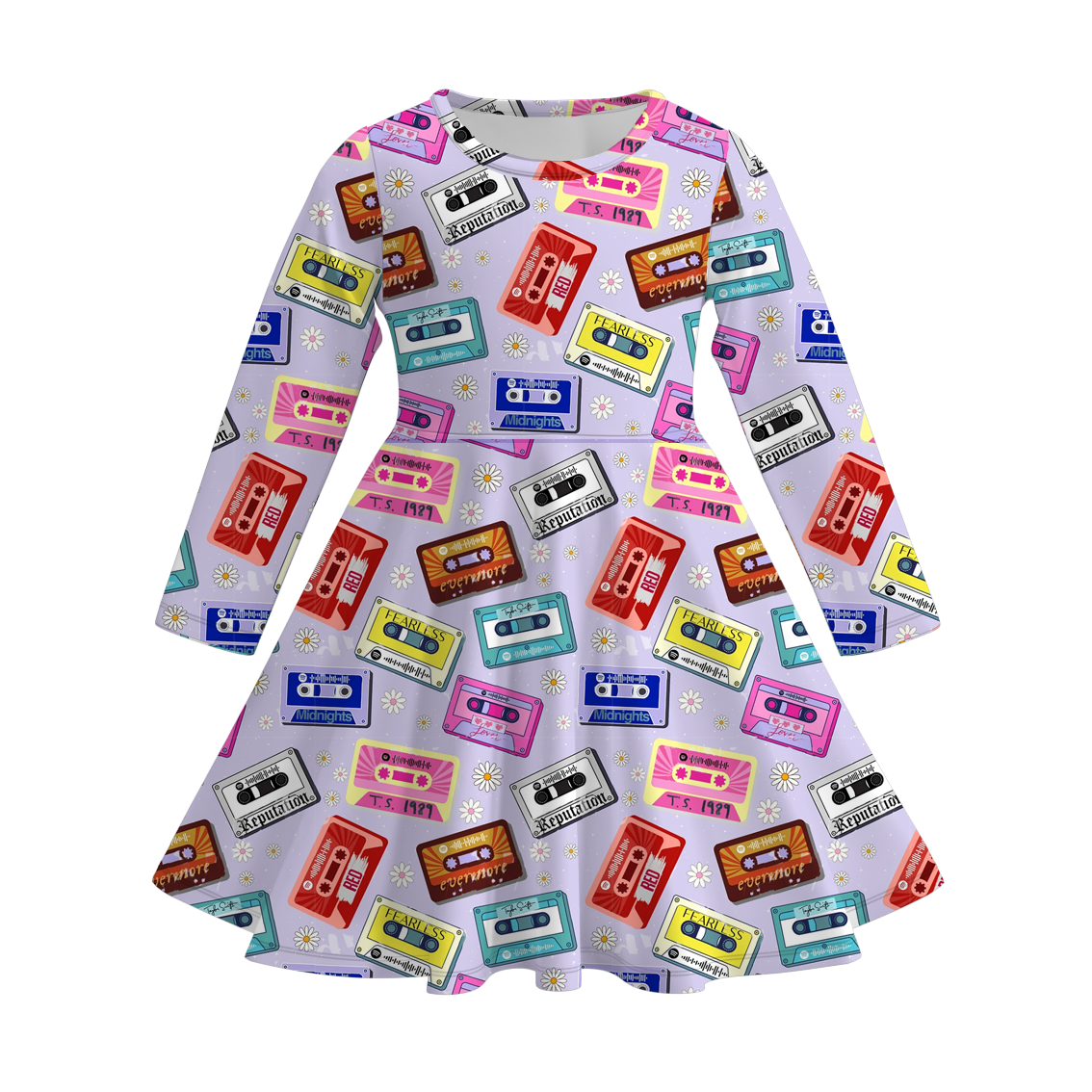 （Pre Order）Girls TS Print Twirl Dress