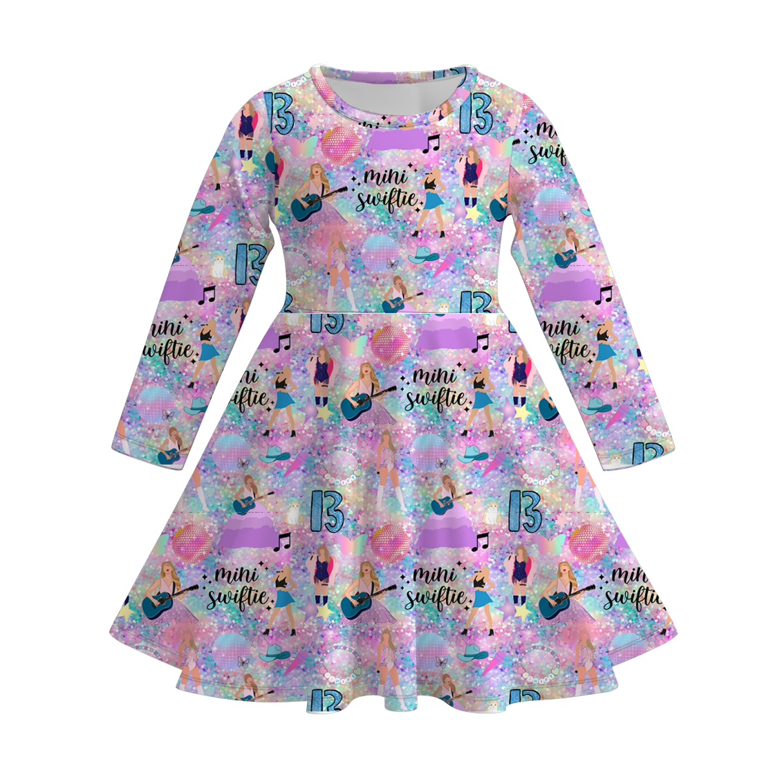 （Pre Order）Girls TS Print Twirl Dress