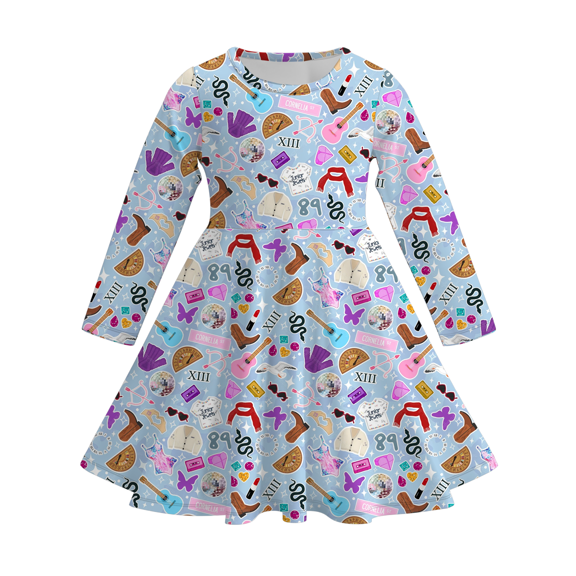 （Pre Order）Girls TS Print Twirl Dress