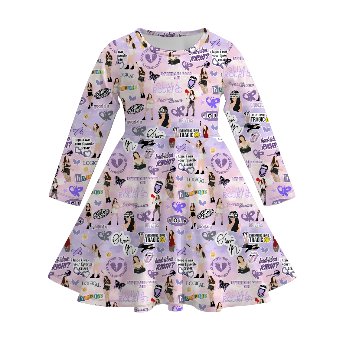 （Pre Order）Girls TS Print Twirl Dress