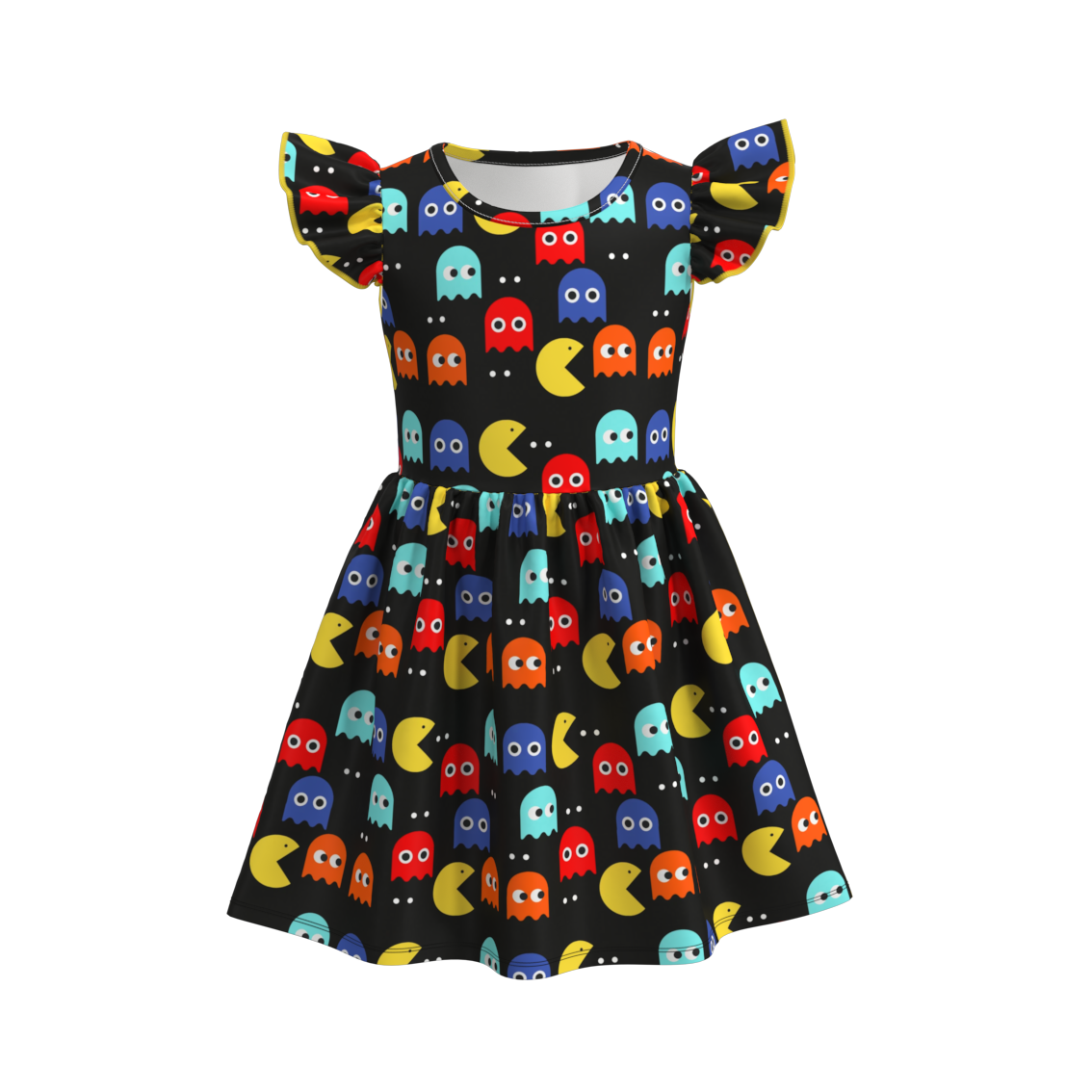 （Pre Order）Girls Cute Cartoon Print Dress