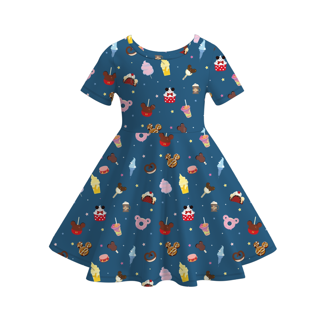 （Pre Order）Girls Scout Cookie Print Dress