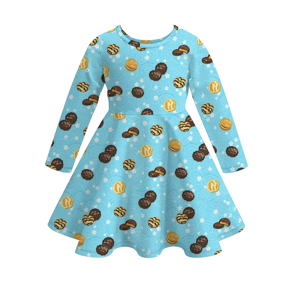 （Pre Order）Girls Scout Cookie Print Dress