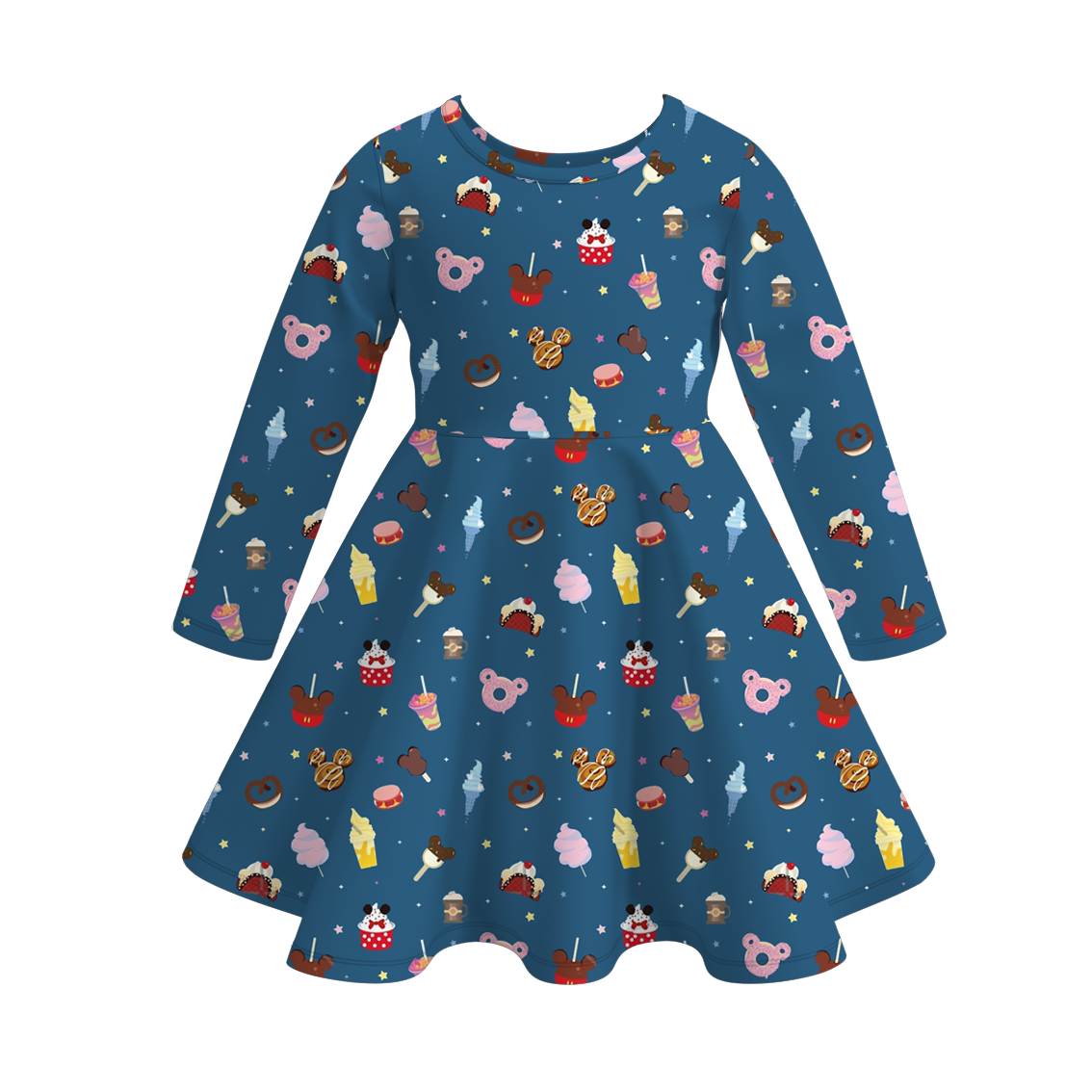 （Pre Order）Girls Scout Cookie Print Dress