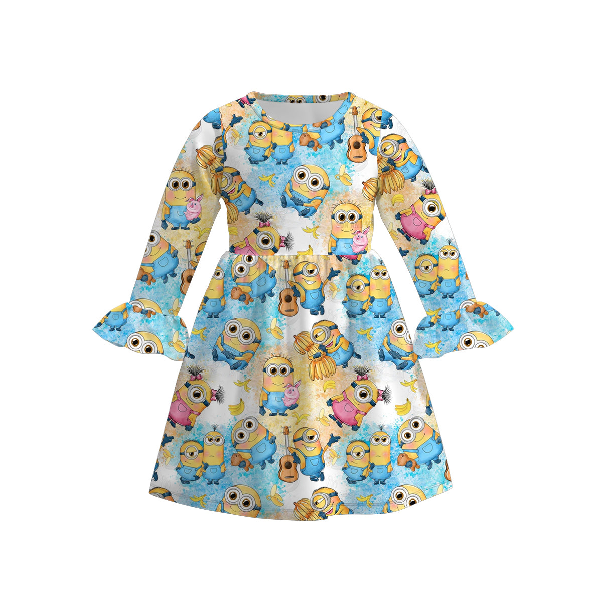 （Pre Order）Girls Halloween Print Dress