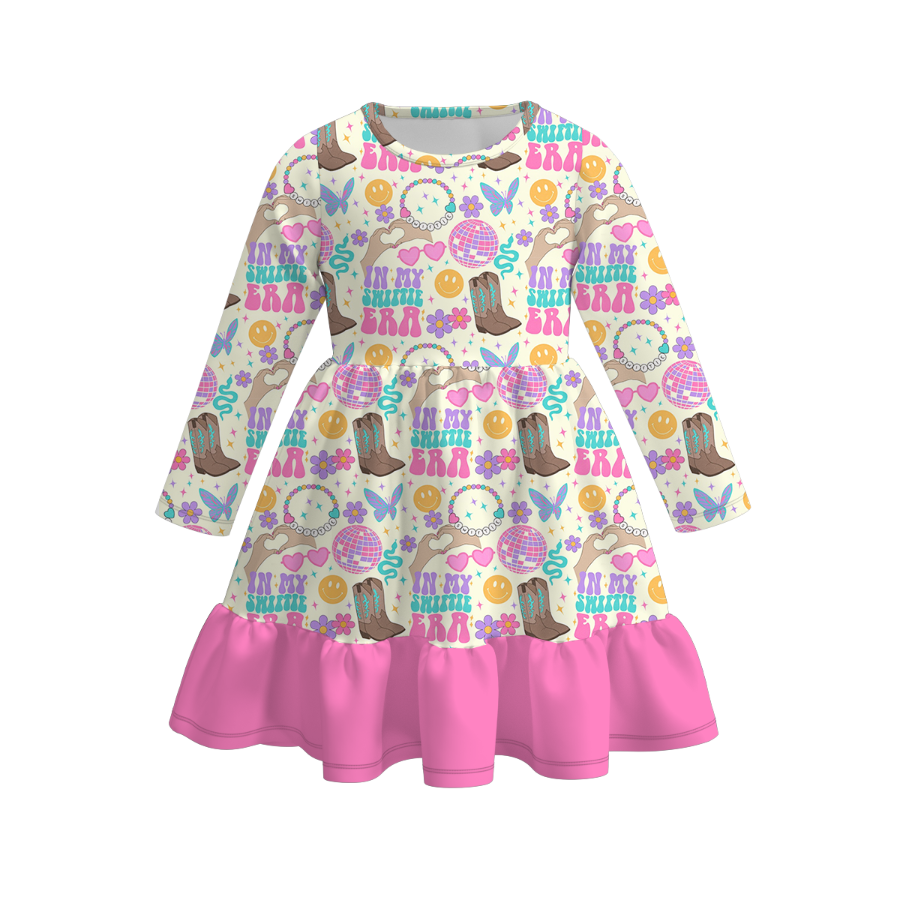 （Pre Order）Girls Christmas Nutcracker Print Dress