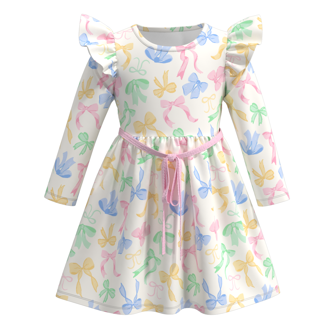 （Pre Order）Girls Valentine's Day Print Dress