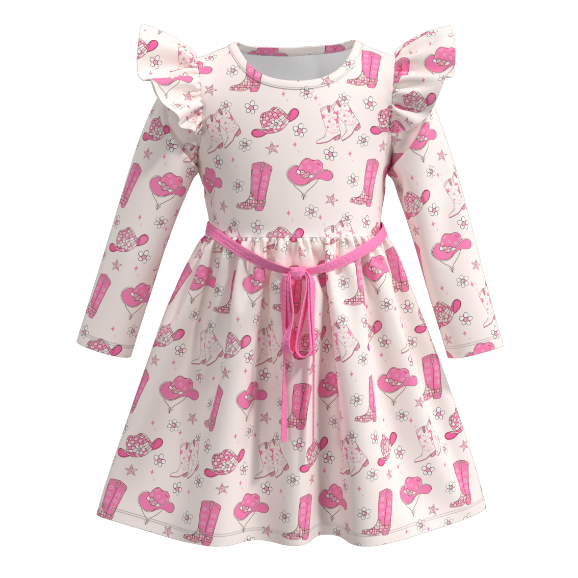 （Pre Order）Girls Valentine's Day Print Dress