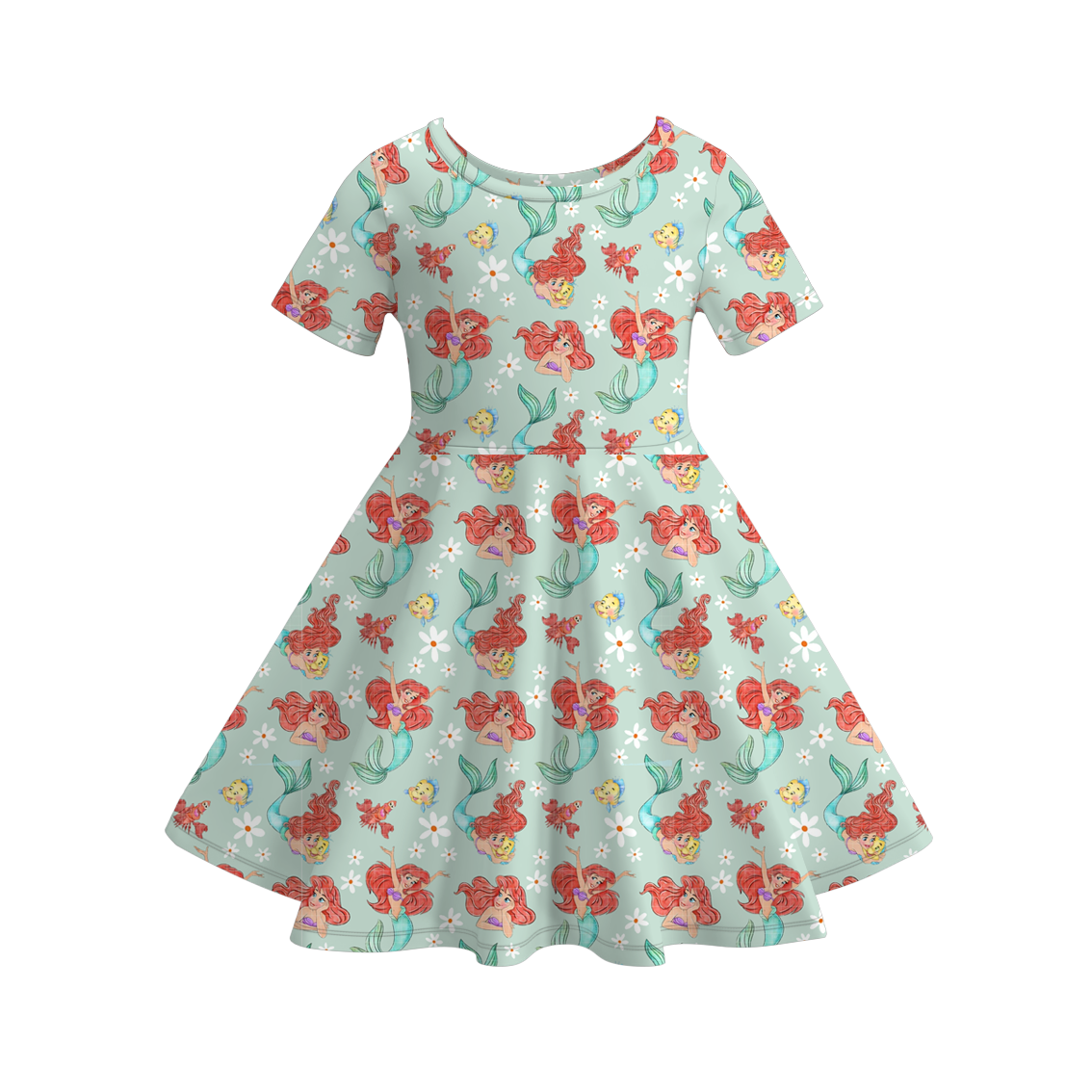 （Pre Order）Girls Fall Princess Print Dress