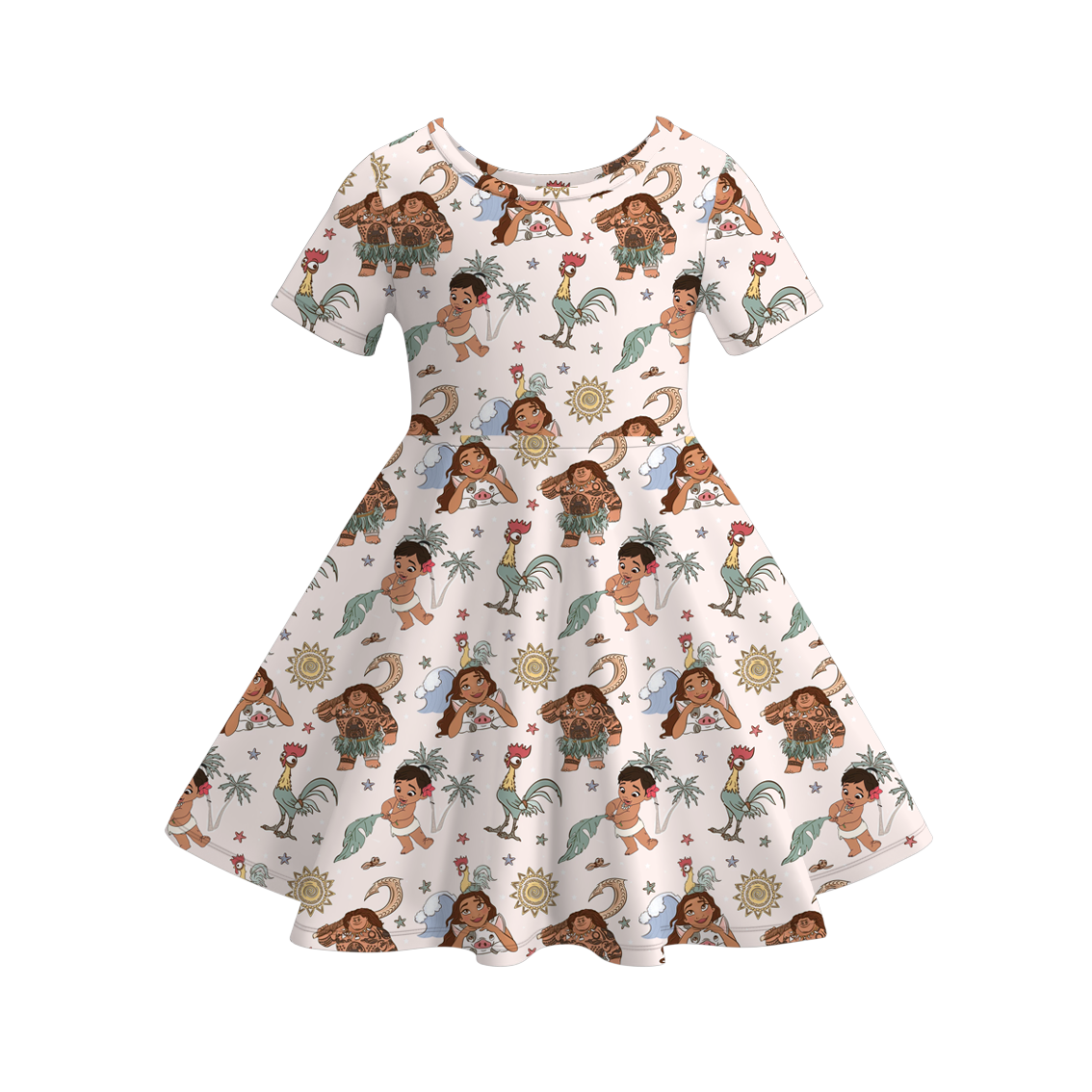 （Pre Order）Girls Fall Princess Print Dress