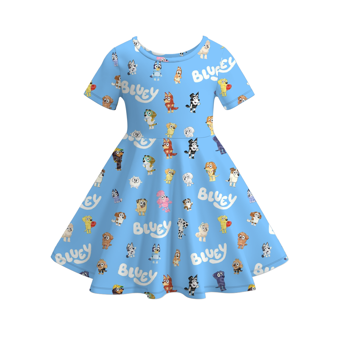 （Pre Order）Girls Cute Cartoon Print Dress