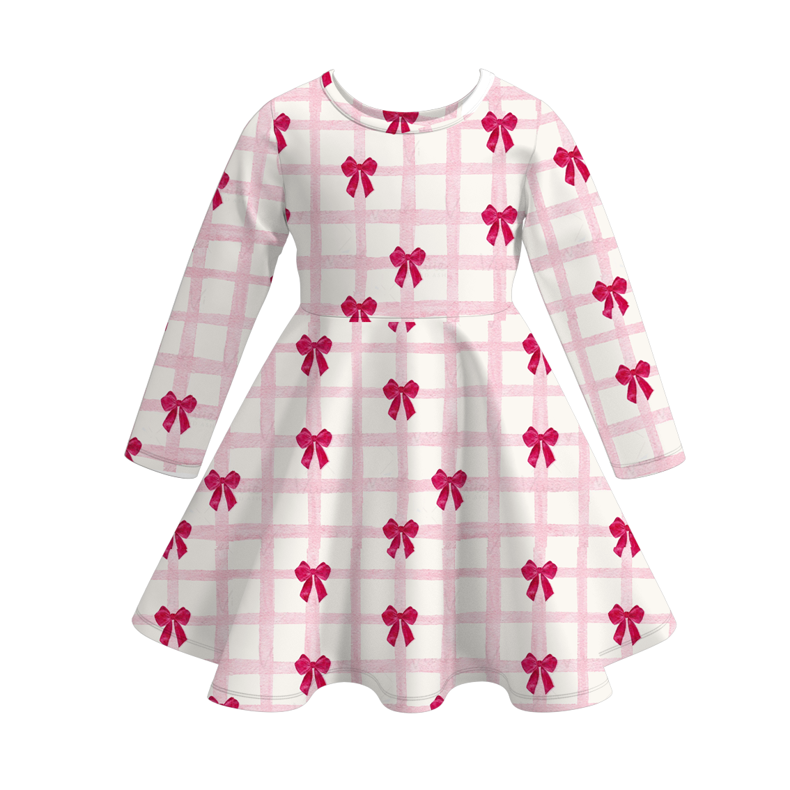 （Pre Order）Girls Valentine's Day Print Dress