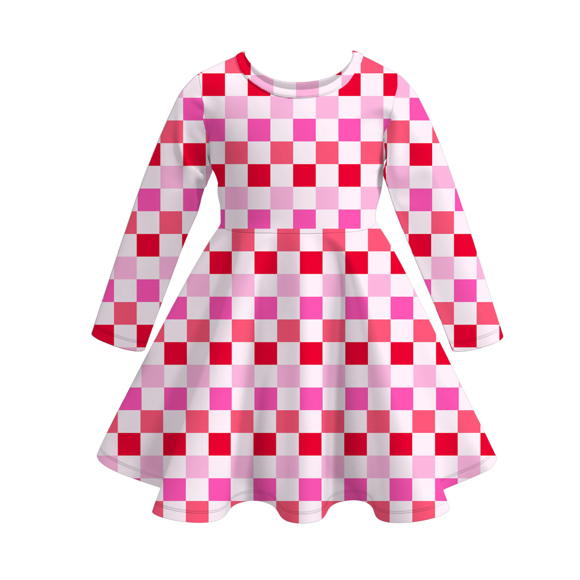 （Pre Order）Girls Valentine's Day Print Dress