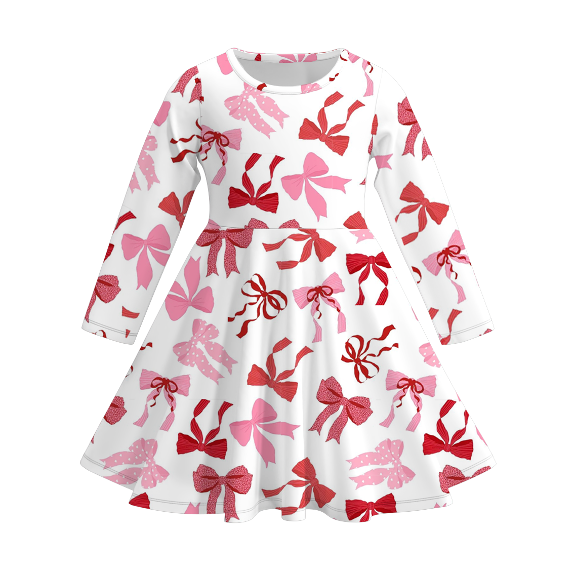 （Pre Order）Girls Valentine's Day Print Dress