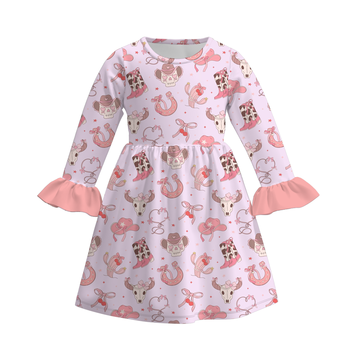 （Pre Order）Girls Valentine's Day Print Dress