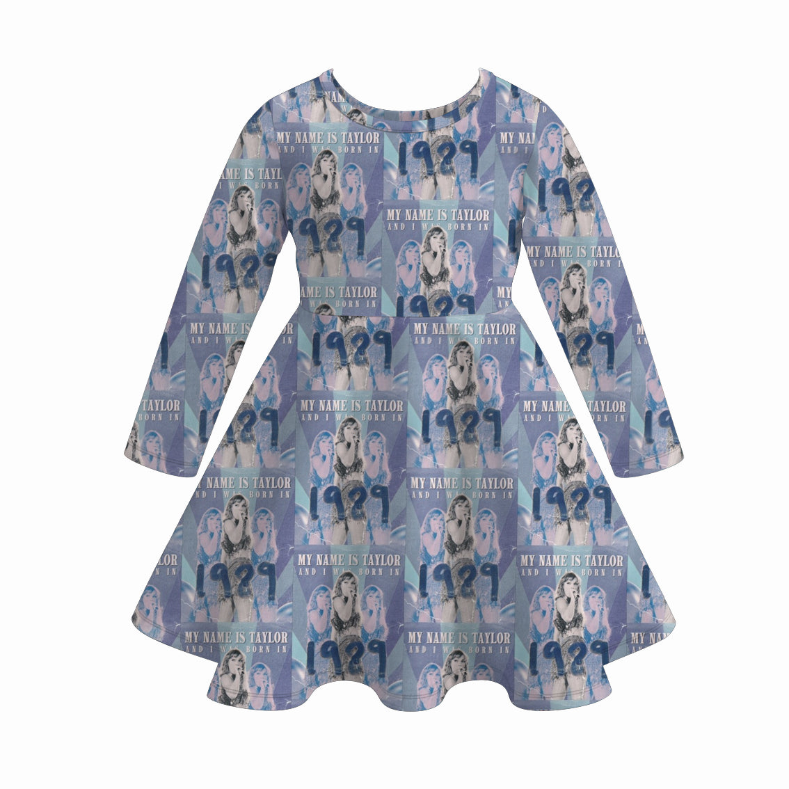 （Pre Order）Girls TS Print Milk Silk Dress