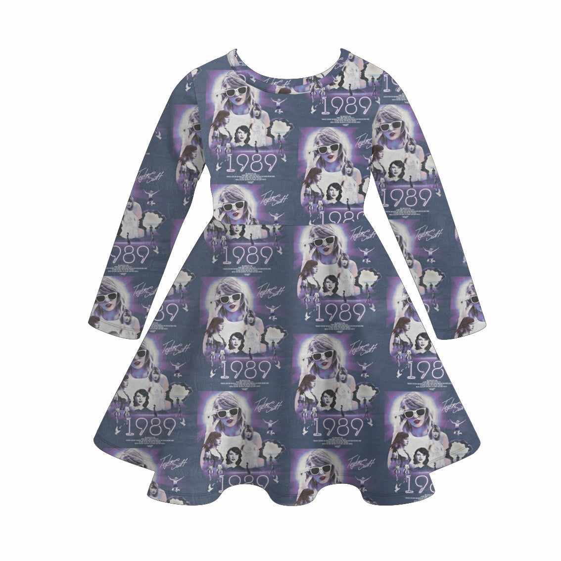 （Pre Order）Girls TS Print Milk Silk Dress