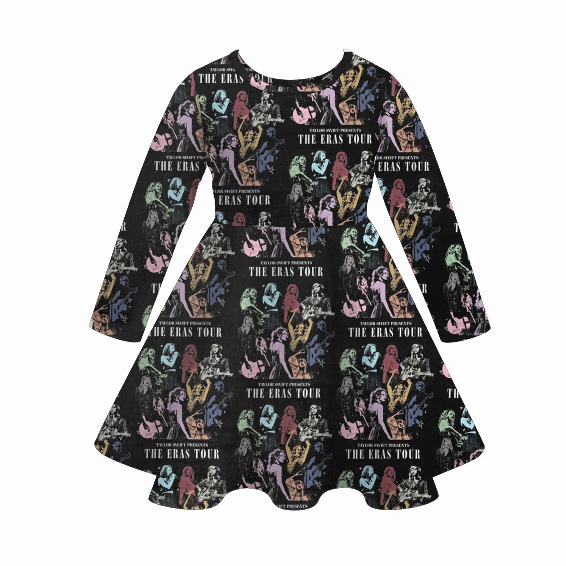 （Pre Order）Girls TS Print Milk Silk Dress