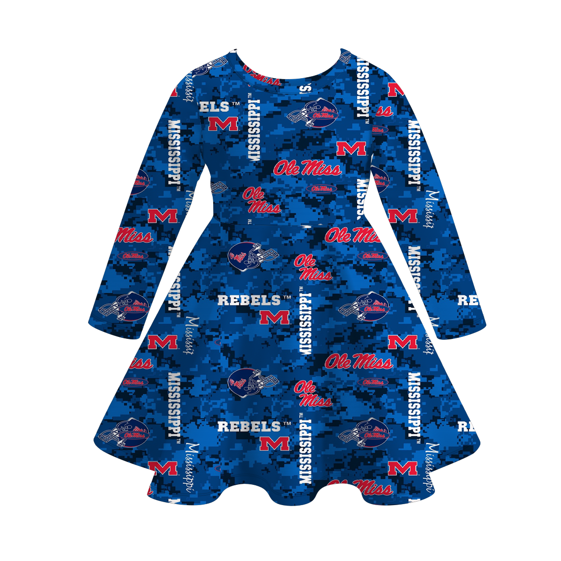 （Pre Order）Girls Football Print Milk Silk Dress