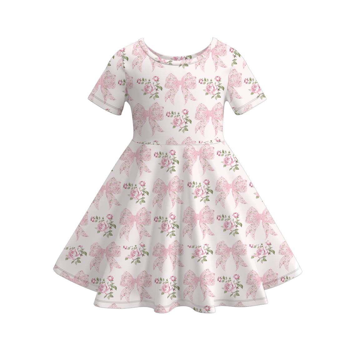 （Pre Order）Girls Valentine's Day Print Dress