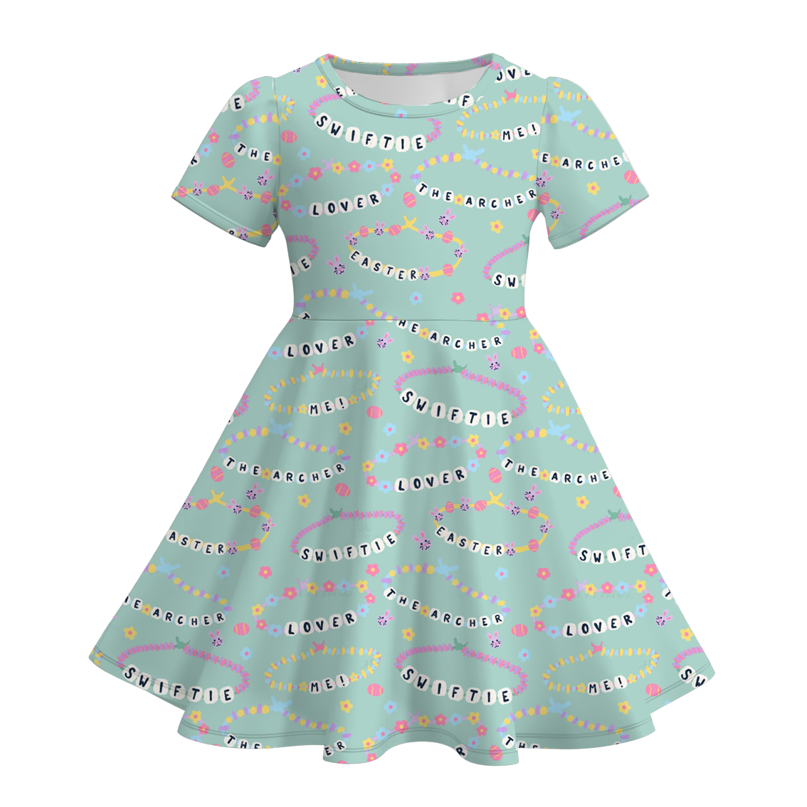 （Pre Order）Girls Spring and Summer Print Dress