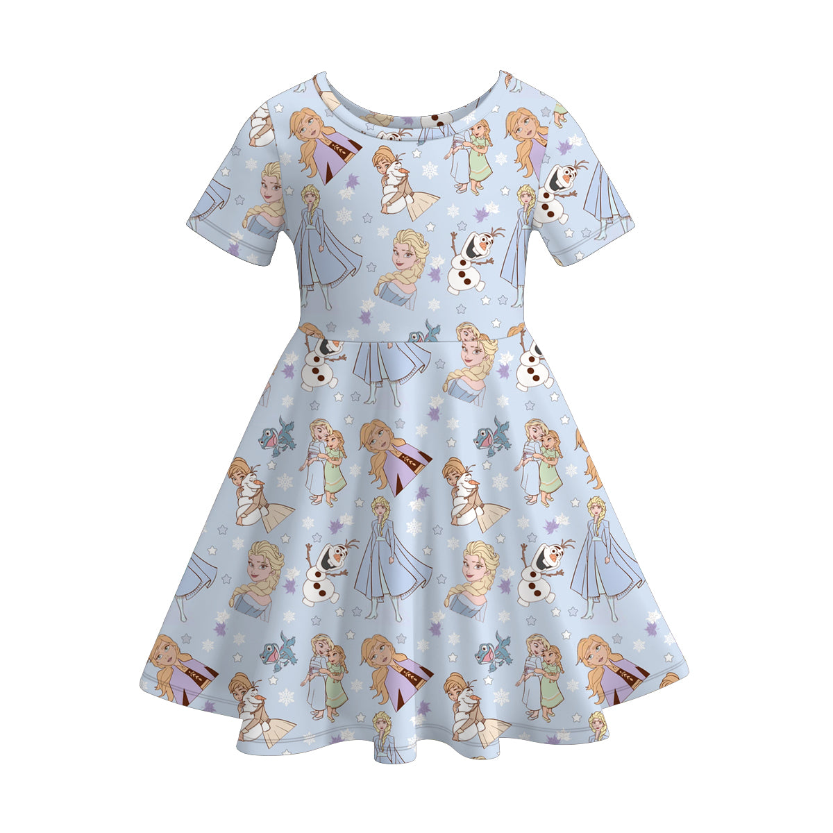 （Pre Order）Girls Spring and Summer Princess Print Dress