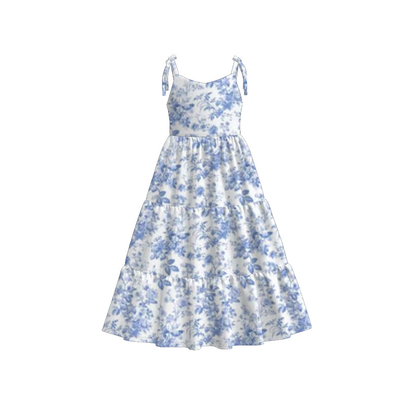 （Pre Order）Mommy＆Me Spring and Summer Floral Print Dress