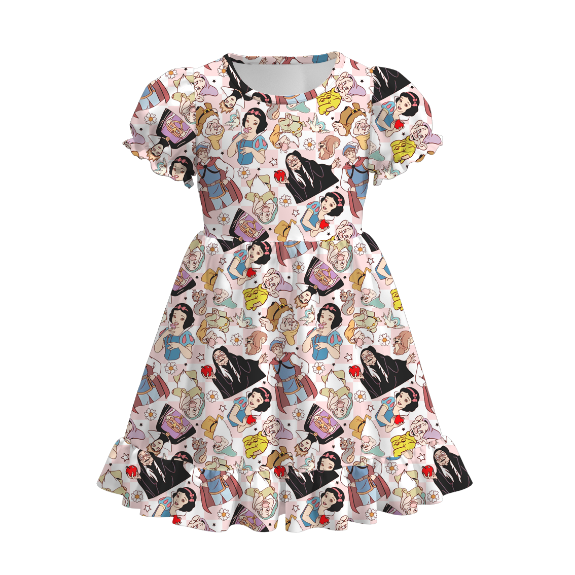 （Pre Order）Girls Spring and Summer Princess Print Dress