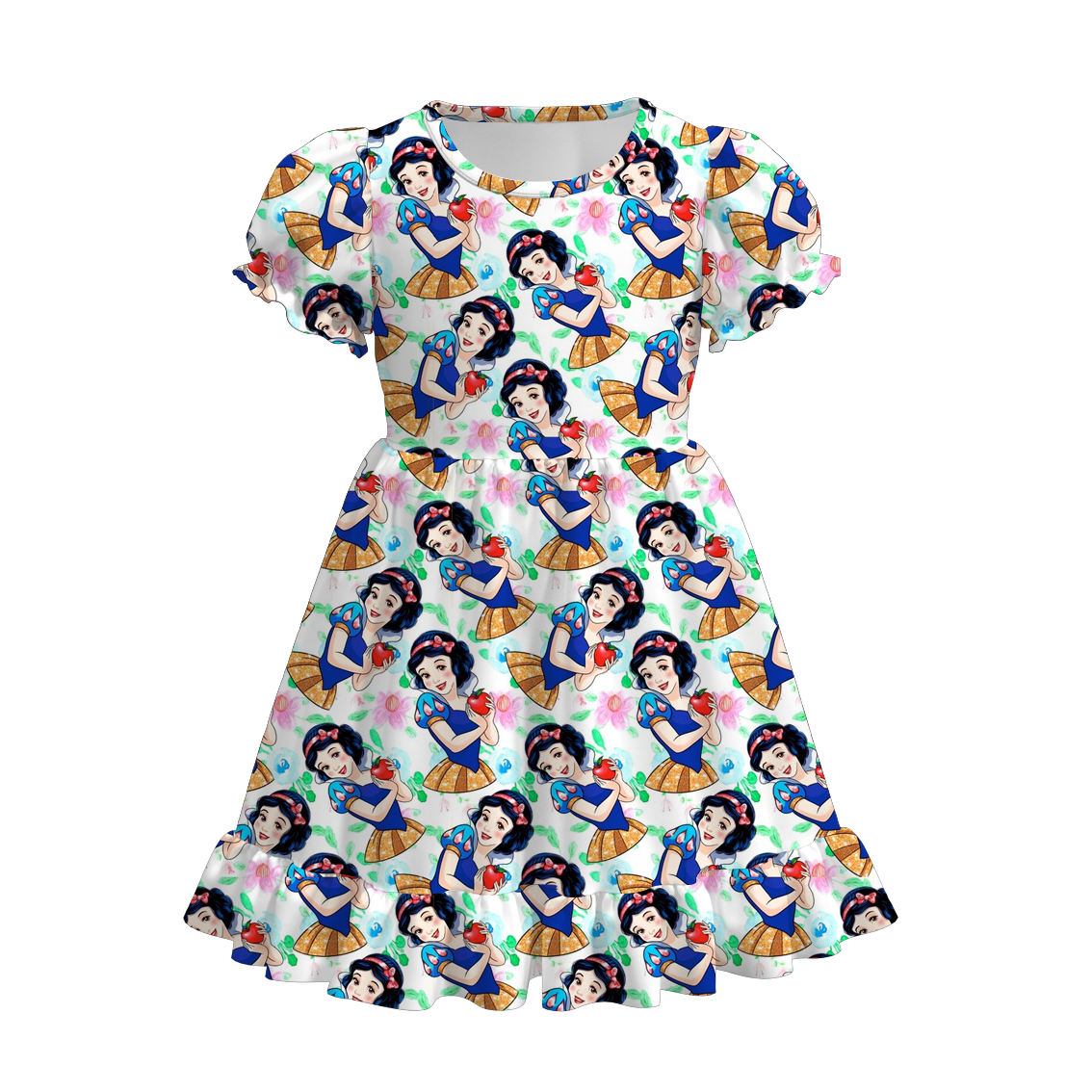 （Pre Order）Girls Spring and Summer Princess Print Dress