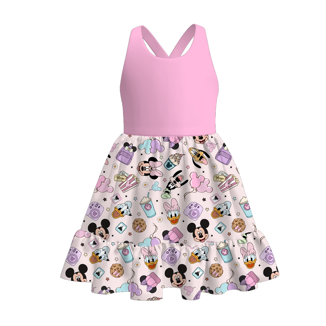 （Pre Order）Mommy and Me Spring＆Summer Princess Print Dress