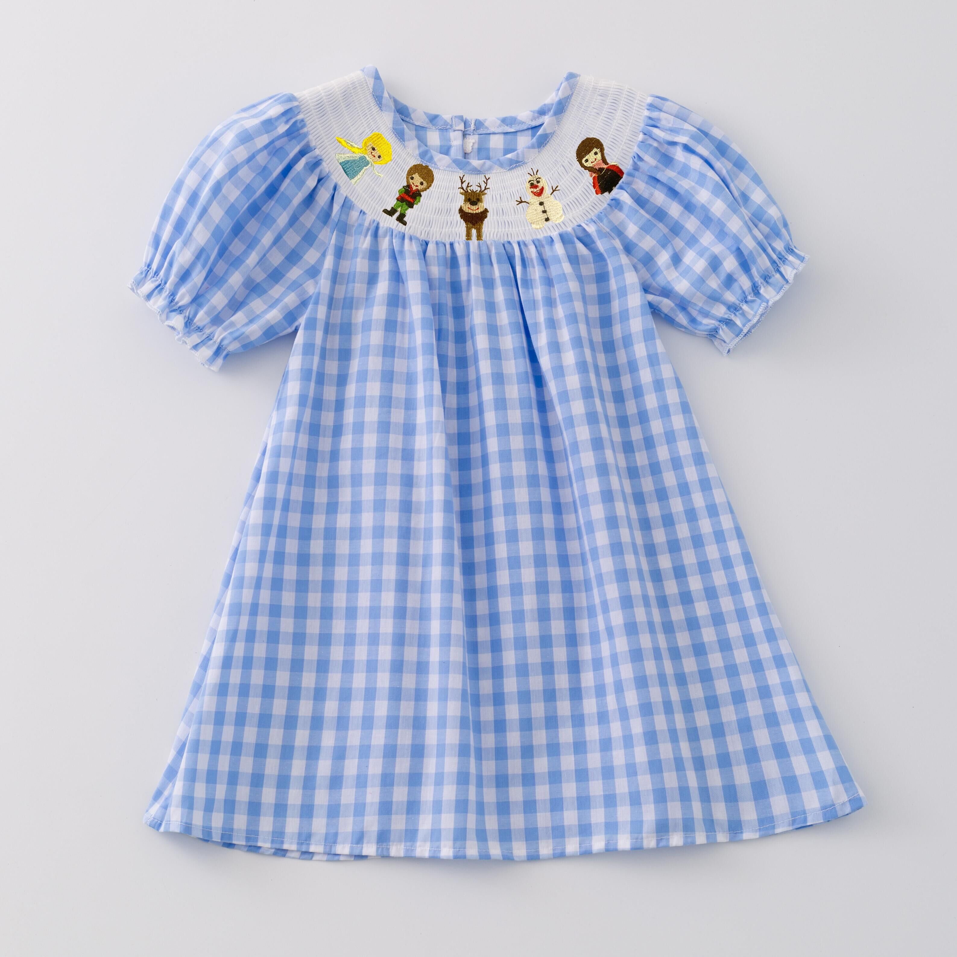 （Pre Order）Sisters Spring＆Summer Princess Embroidery Smocked Dress Romper