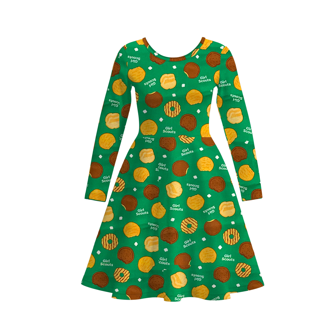 （Pre Order）Adults Fall Dessert Print Dress