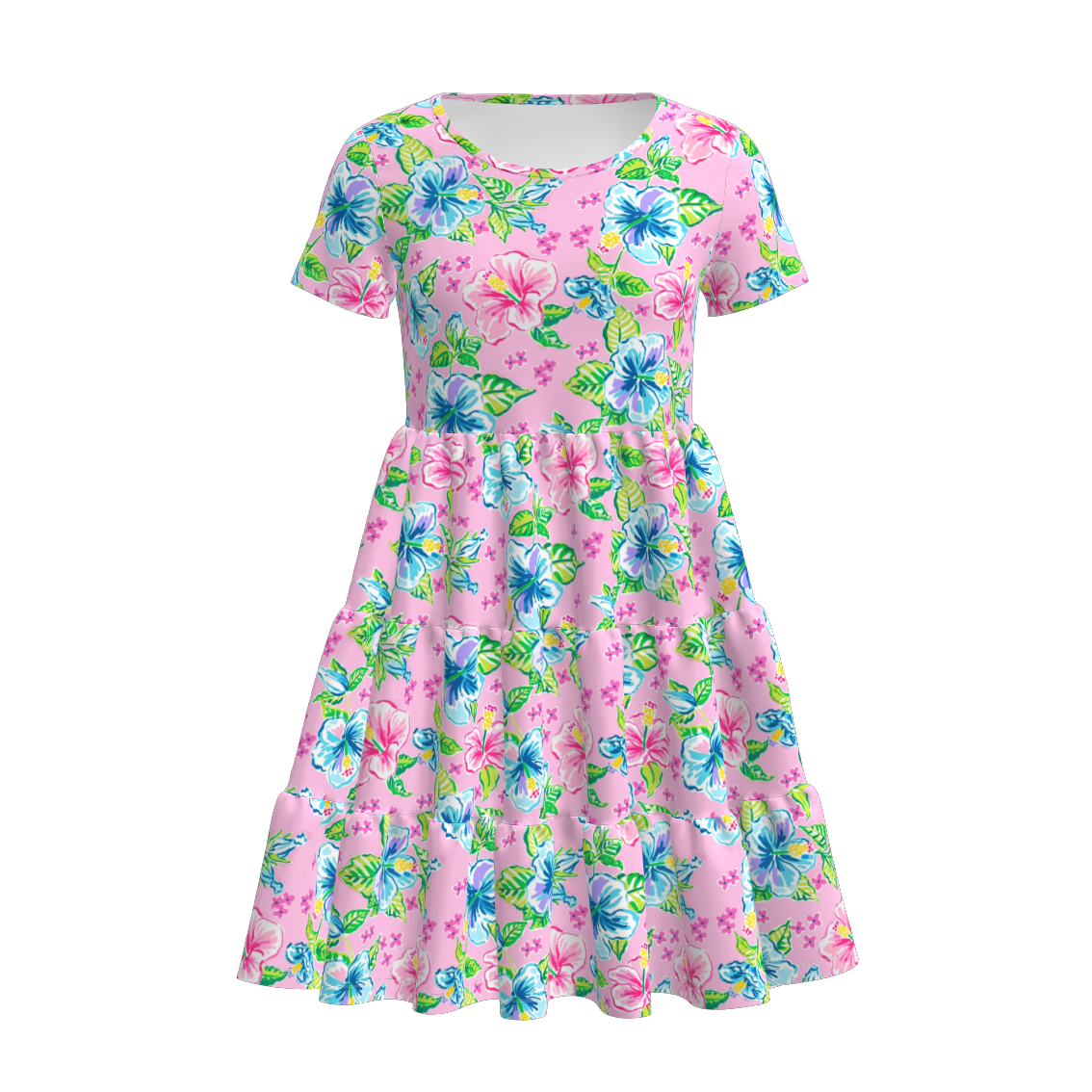 （Pre Order）Mommy and Me Spring ＆ Summer Floral Print Dress