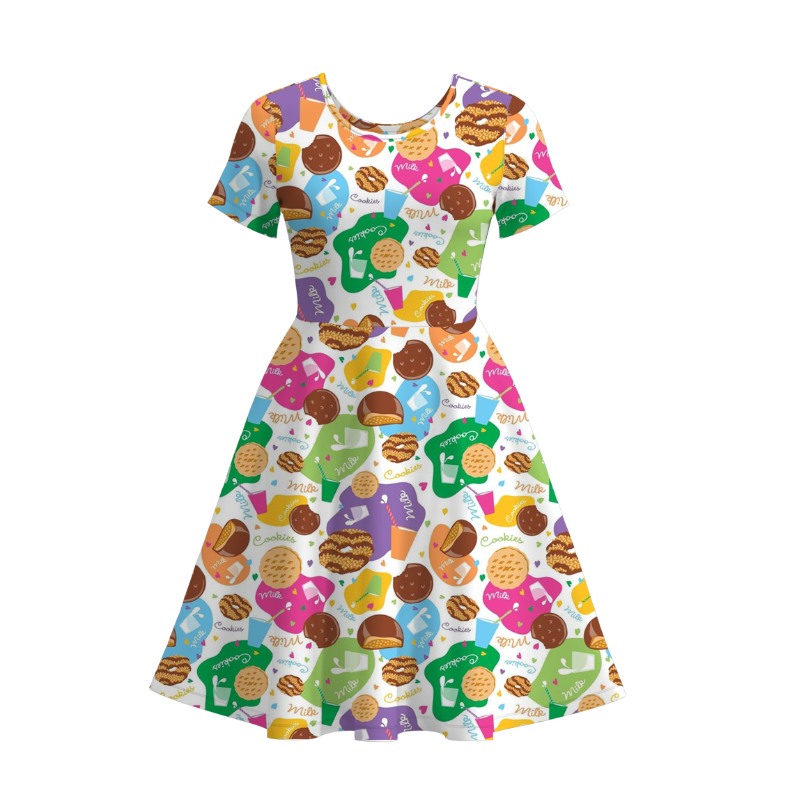 （Pre Order）Adults Dessert Print Dress