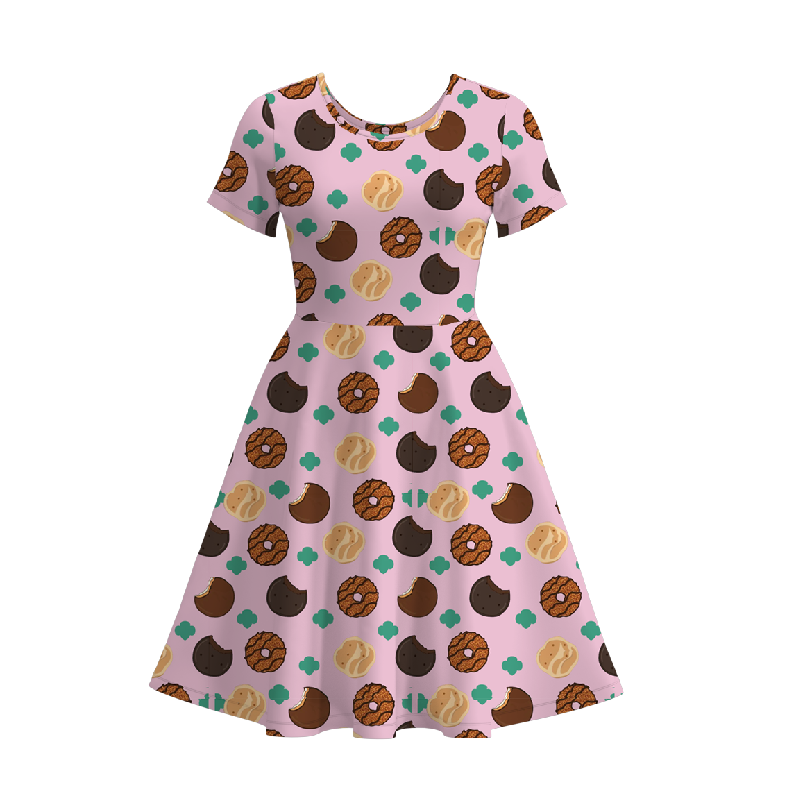 （Pre Order）Adults Dessert Print Dress