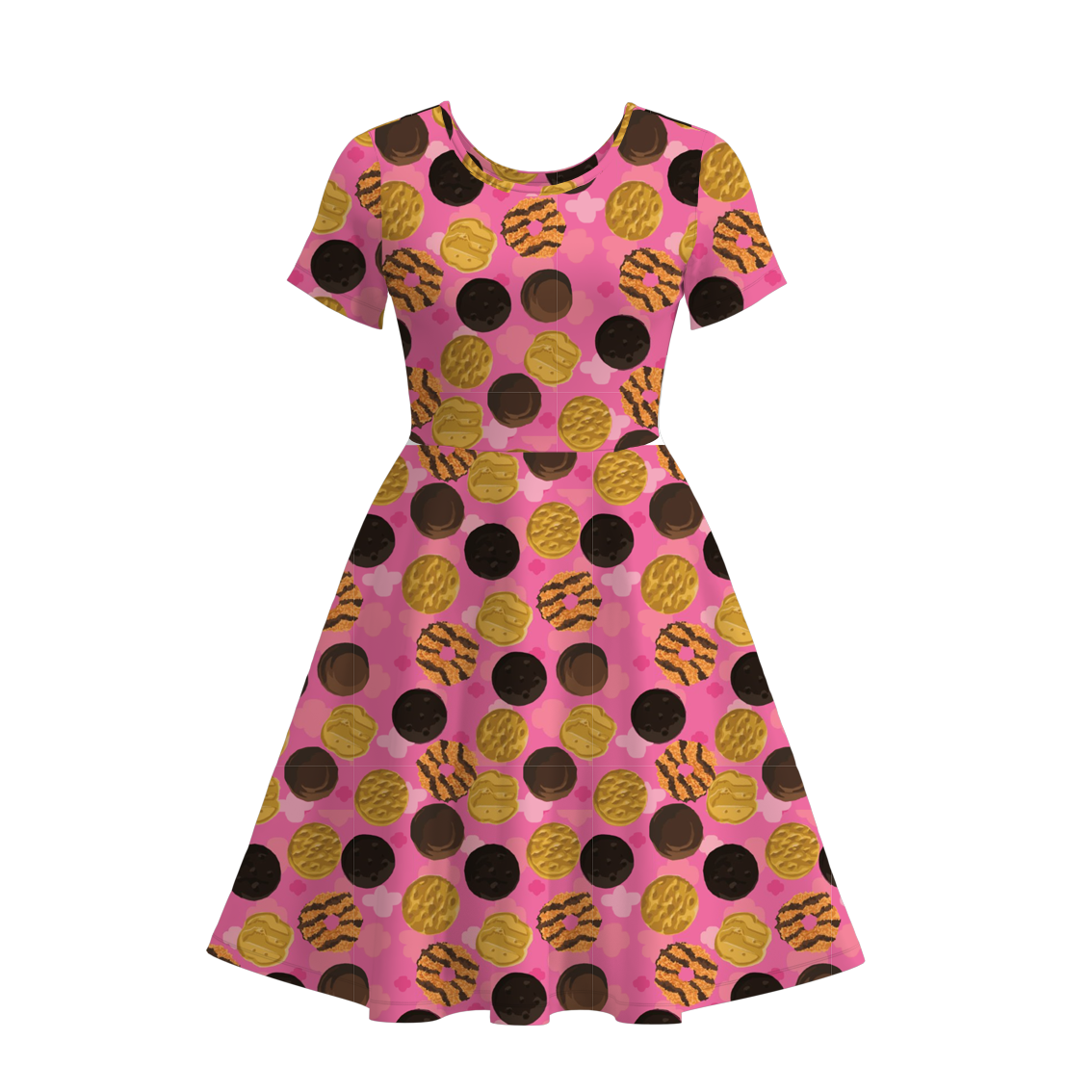 （Pre Order）Adults Dessert Print Dress