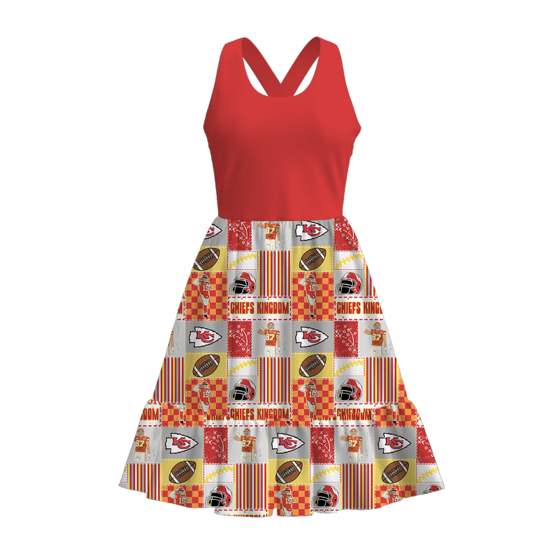 （Pre Order）Adults Spring and Summer Cartoon Print Dress