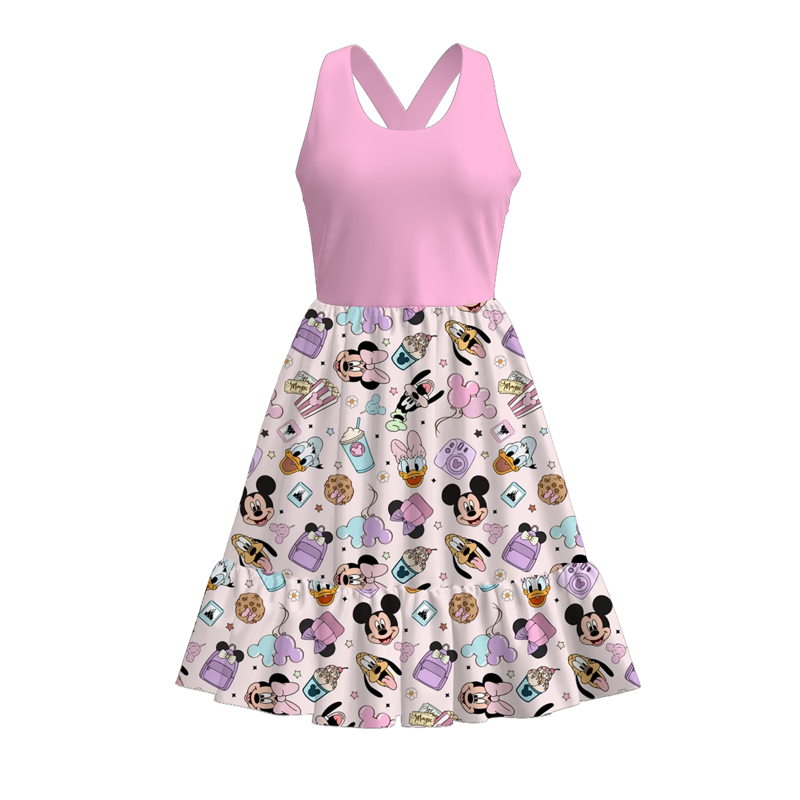 （Pre Order）Mommy and Me Spring＆Summer Princess Print Dress