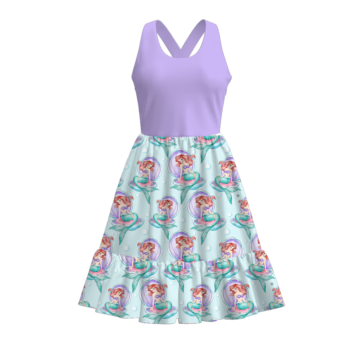 （Pre Order）Mommy and Me Spring＆Summer Princess Print Dress