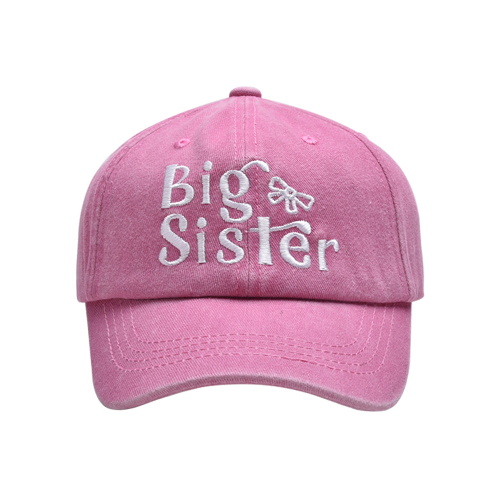 （Pre Order）Girls Big Sister Embroidered Baseball Cap