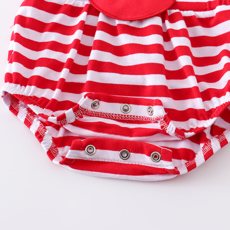 (In Stock Q08-02-01)Micky Mouse Embroidery BOYS Romper