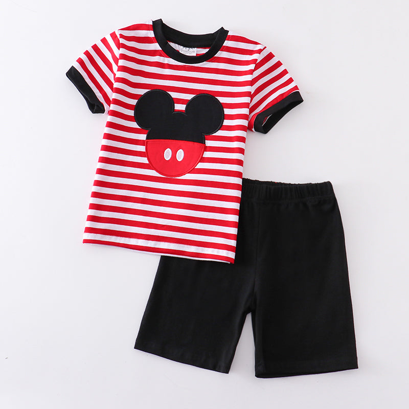 (In Stock Q09-02-02)Micky Boy's Shorts Set