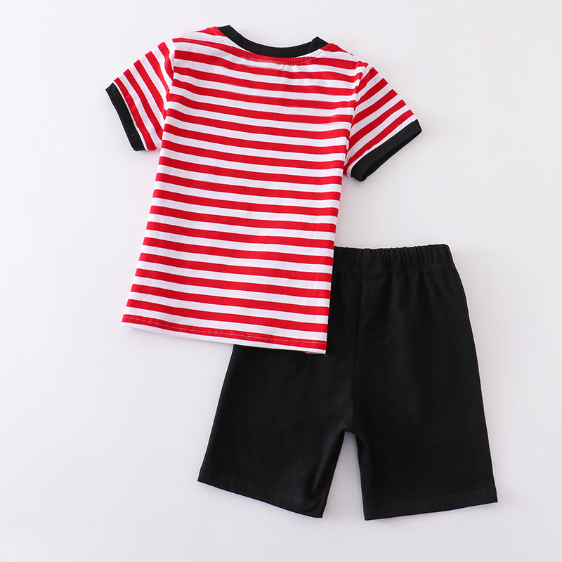 (In Stock Q09-02-02)Micky Boy's Shorts Set