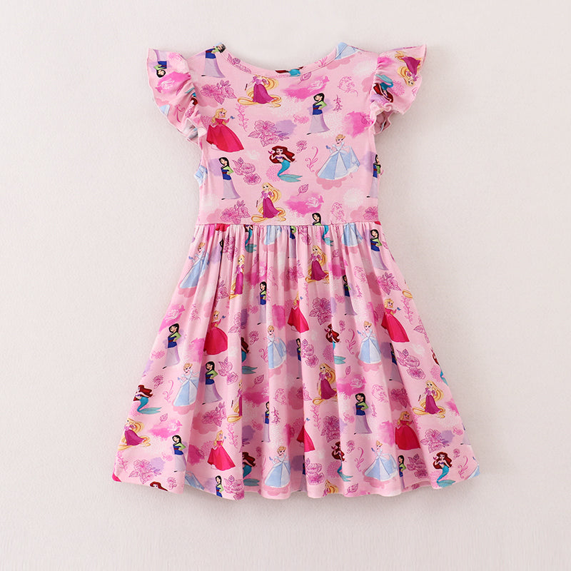 (In Stock A3-1-3)Bamboo Fabric Girls Summer Princess Dress