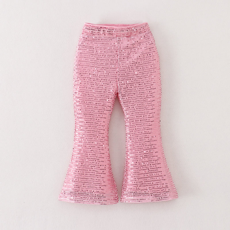 （In Stock A02-03-03）Girls Sequins Flared pants