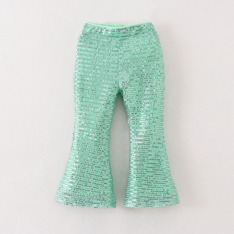 （In Stock A02-03-03）Girls Sequins Flared pants