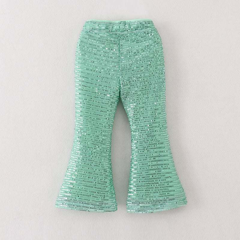 （In Stock A02-03-03）Girls Sequins Flared pants