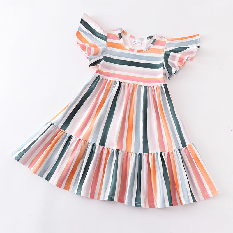 Mommy & Me Colour Stripe Dress