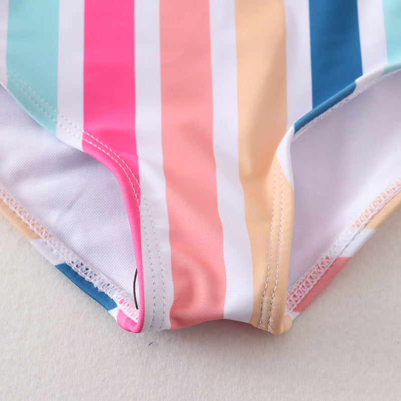 Mommy & Me Color Stripe 2 Pieces Swimsuit